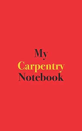 my carpentry notebook blank lined notebook for carpentry and carpenters 1st edition bamboo umbrella books