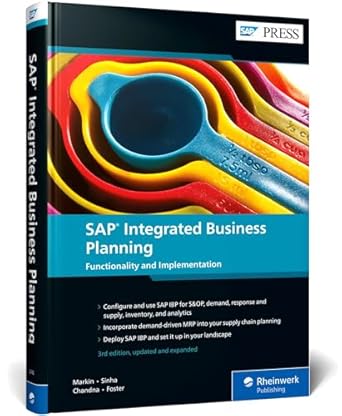 sap integrated business planning functionality and implementation 1st edition sandy markin ,amit sinha