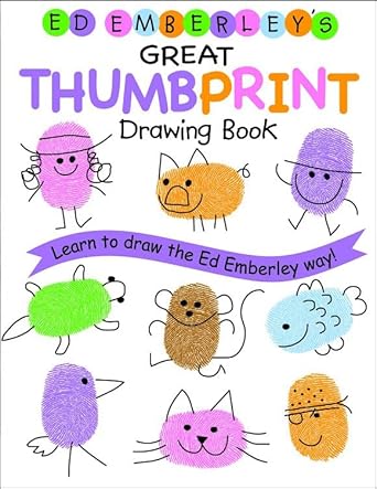 ed emberleys great thumbprint drawing book 1st edition ed emberley 1417768673, 978-1417768677