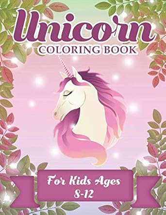 unicorn coloring book for kids ages 8 12 100 coloring pages 8 5 x 11 inches 1st edition zone365 creative