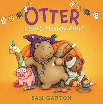 otter loves halloween 1st edition sam garton 0062366661, 978-0062366665
