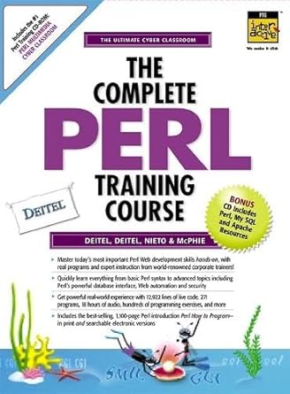 the complete perl training course 1st edition harvey m deitel ,paul j deitel ,tem nieto ,david c mcphie