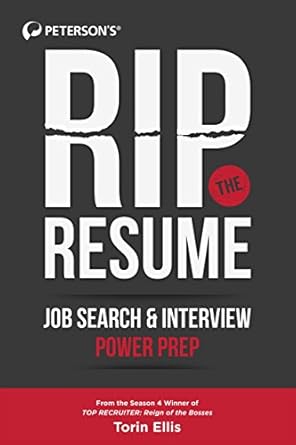 rip the resume 1st edition torin ellis 0768941113, 978-0768941111