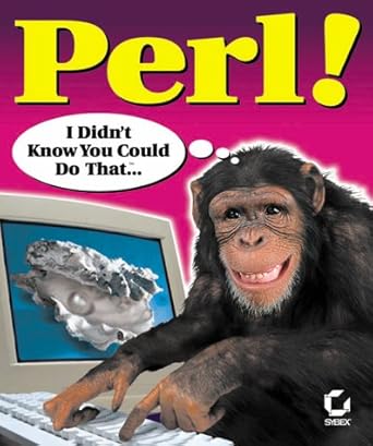 perl i didnt know you could do that 1st edition martin c brown 0782128629, 978-0782128628