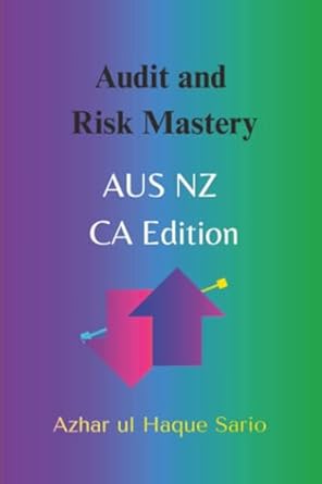 audit and risk mastery aus nz 1st edition azhar ul haque sario 3384574524, 978-3384574527