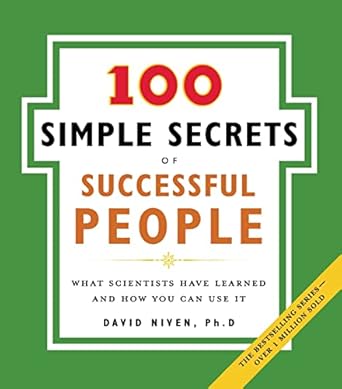 100 simple secrets successf 1st edition david niven 0061157937, 978-0061157936