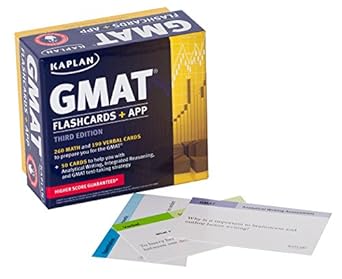 kaplan gmat flashcards + app 1st edition kaplan test prep 1618650033, 978-1618650030