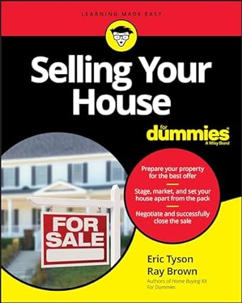 selling your house for dummies 1st edition eric tyson ,ray brown 1119434238, 978-1119434238