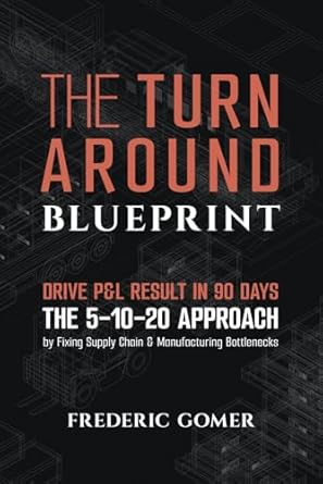 the turnaround blueprint the 5 10 20 approach to recover your operating revenue 1st edition frederic gomer