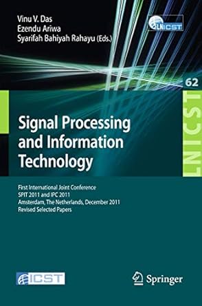 signal processing and information technology first international joint conference spit 2011 amsterdam the