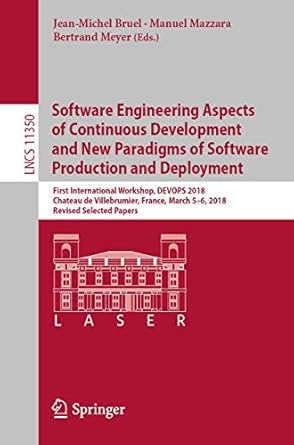 software engineering aspects of continuous development and new paradigms of software production and