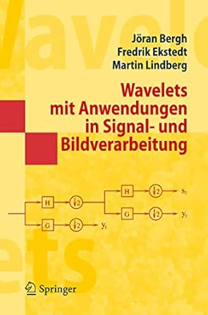 wavelets mit anwendungen in signal und bildverarbeitung 1st edition joran bergh ,fredrik ekstedt ,martin