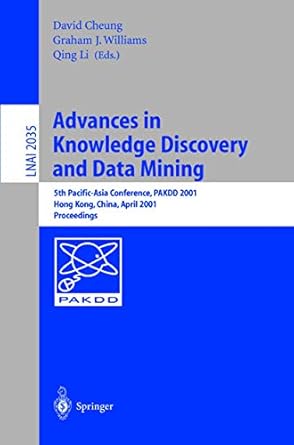 advances in knowledge discovery and data mining 5th pacific asia conference pakdd 2001 hong kong china april