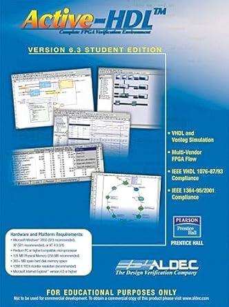 active hdl 6 3 1st edition aldec inc 0131866974, 978-0131866973