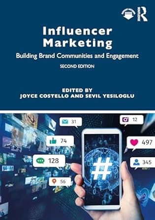 influencer marketing 1st edition sevil yesiloglu ,joyce costello 1032562226, 978-1032562223