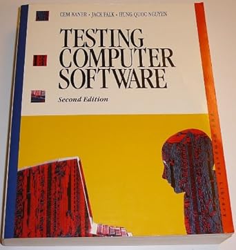 testing computer software 1st edition cem kaner 0442013612, 978-0442013615