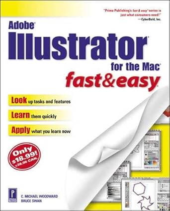 adobe illustrator for the mac fast and easy 1st edition c michael woodward 0761535020, 978-0761535027