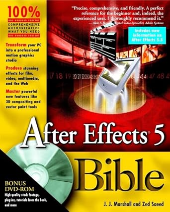 after effects 5 bible 1st edition j j marshall ,zed saeed 0764536559, 978-0764536557