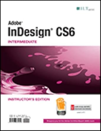 indesign cs6 intermediate   instructors 1st edition axzo press axzo press 1426035691, 978-1426035692