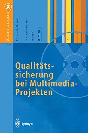 qualitatssicherung bei multimedia projekten 1st edition oliver merx 3540654097, 978-3540654094