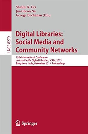 digital libraries social media and community networks 15th international conference on asia pacific digital