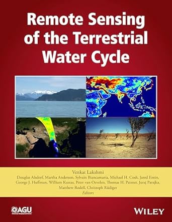 remote sensing of the terrestrial water cycle 1st edition venkataraman lakshmi 1118872037, 978-1118872031