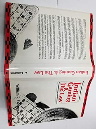 indian gaming and the law 1st edition william r eadington 0942828305, 978-0942828306