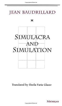 simulacra and simulation 1st edition jean baudrillard ,sheila faria glaser 0472065211, 978-0472065219