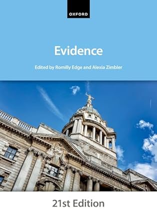 evidence 1st edition the city law school 0192857932, 978-0192857934