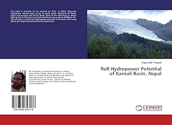 ror hydropower potential of karnali basin nepal 1st edition raghu nath prajapati 3659353175, 978-3659353178