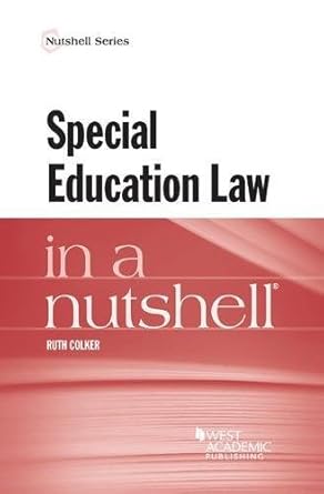 special education law in a nutshell 1st edition ruth colker 1683285891, 978-1683285892