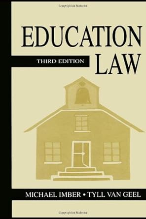 education law 1st edition michael imber ,tyll van geel 0805846530, 978-0805846539