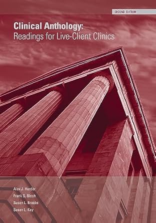 clinical anthology readings for live client clinics 1st edition alex hurder ,frank bloch ,susan brooks ,susan