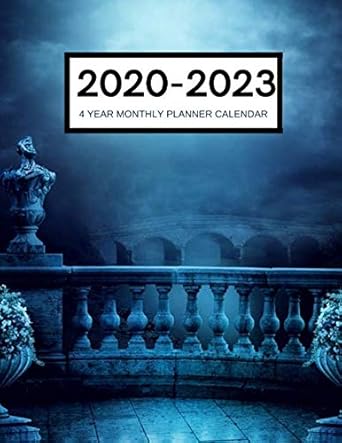 2020 2023 4 year monthly planner calendar 48 months organizer password keeper and appointment book agenda and
