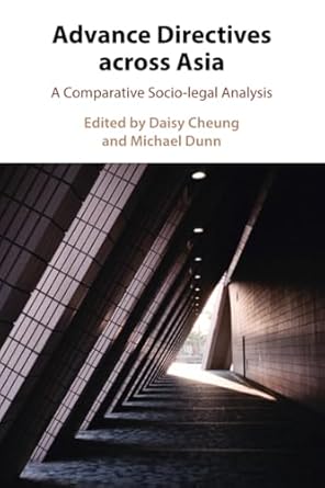 advance directives across asia 1st edition daisy cheung 1009153811, 978-1009153812