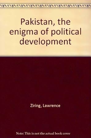 pakistan enigma pol dev/h 1st edition ziring ,lawrence ziring 0891589821, 978-0891589822