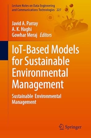 iot based models for sustainable environmental management sustainable environmental management 1st edition