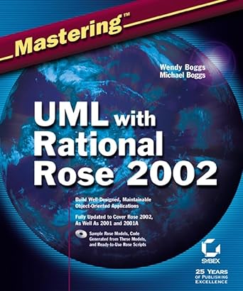 mastering uml with rational rose 2002 1st edition wendy boggs ,michael boggs 0782140173, 978-0782140170