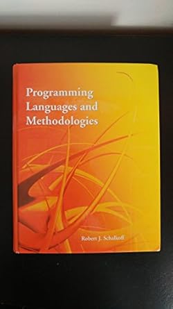 programming languages and methodologies 1st edition robert j schalkoff 0763740594, 978-0763740597