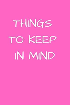 things to keep in mind internet password keeper log book 1st edition amriel abella 1097250318, 978-1097250318