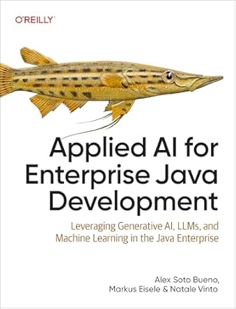 applied ai for enterprise java development leveraging generative ai llms and machine learning in the java