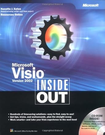 microsoft visio version 2002 inside out 1st edition nanette eaton 0735612854, 978-0735612853