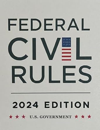 federal civil rules booklet 1st edition u s government 1638233586, 978-1638233589