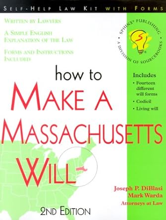 how to make a massachusetts will with forms 1st edition joseph p diblasi ,mark warda 1572481080,