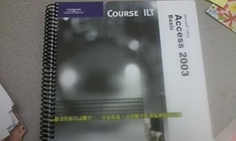 microsoft office excel 2003 advanced 1st edition course technology 0619203986, 978-0619203986