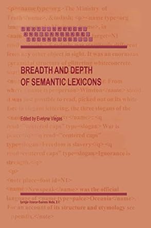 breadth and depth of semantic lexicons 1st edition e viegas 9048153476, 978-9048153473