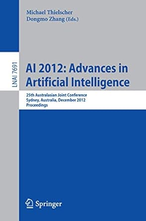 ai 2012 advances in artificial intelligence 25th international australasian joint conference sydney australia