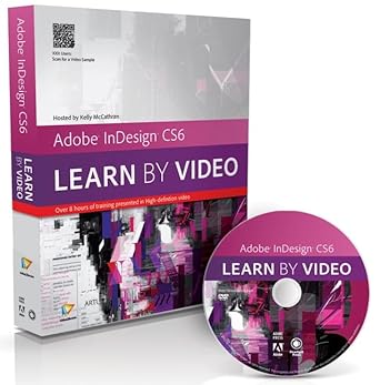 adobe indesign cs6 learn by video 1st edition video2brain ,kelly mccathran 0321840690, 978-0321840691