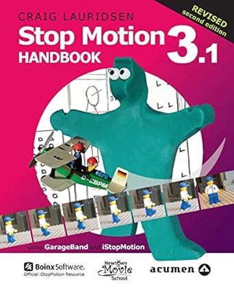 stop motion handbook 3 1 1st edition craig lauridsen 0473338866, 978-0473338862