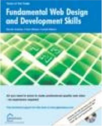 fundamental web design and development skills 1st edition rachel andrew ,chris ullman ,crystal waters